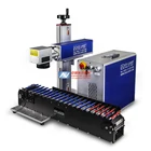 Automatic Plastic Metal Pen Laser Marking Machine with Raycus 20w 30w 50w Fiber Laser Source