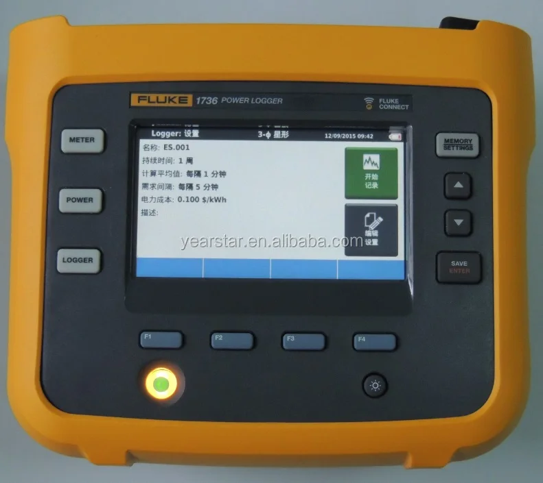 Fluke 1736 Three-Phase Power Quality Logger, View Fluke 1736 Three