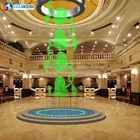 Home Office Exhibition Dia.3m Water Curtain Movie Fountain