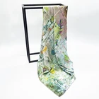 Sublimation Print Pattern Soft Hand Feeling Digital Printed 100%Silk Long Scarf