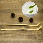 Handmade Tea Scoop , Mini Wooden Measuring Maycha Coffee Spoon Set / Customized Logo Matcha Tea Powder Scoops / Scoop