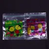 poly zipper bag with 3 side seal zipper bag for snack