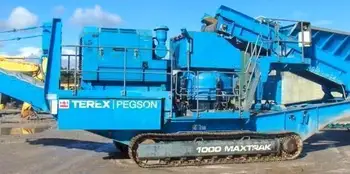 Pre-used mobile track mounted Cone crushing plant