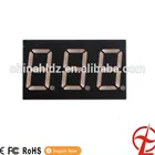 China factory long working life through hole 3 digit 7 segment led display