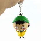 Custom 3D Plastic Small Sakura Momoko Cartoon Figures Key Chains