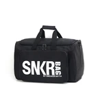 Dropshipping Nylon Unisex Outdoor Travel Bag Gym Bags with Sneaker Compartments