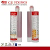 High strength adhesive cement injection epoxy resin tubes