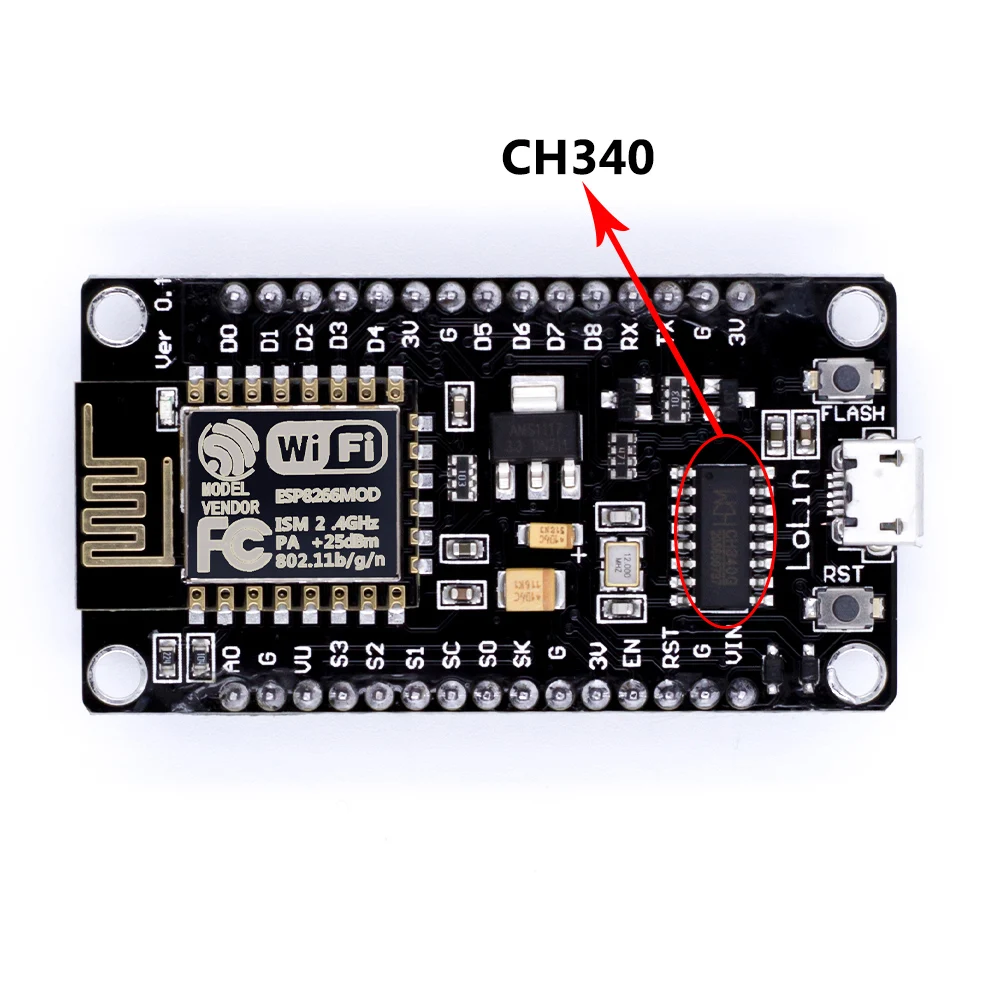 基于esp8266 的无线模块 esp8266 ch340 nodemcu v3 lua wifi iot