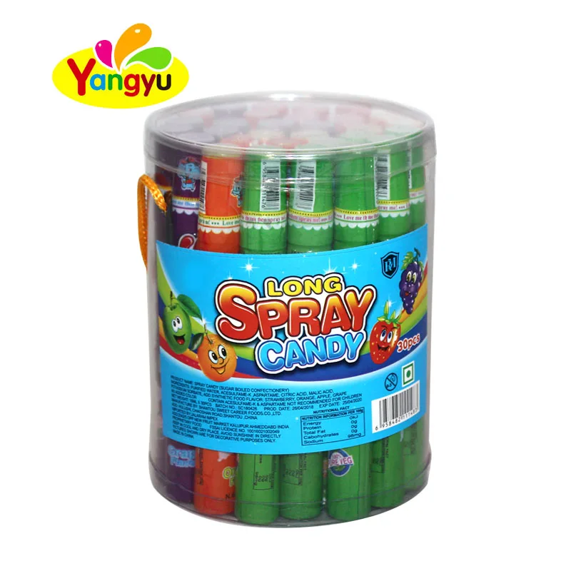 4 flavors spray candy popular for children kawaii cute