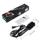 LCD Display hair straightener magic hair comb brush for salon