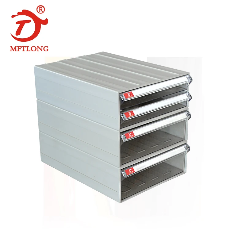 Plastic A4 File Drawer For Office Document Clear Plastic