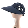 OEM sports hats satin sun visor cap fishing hat for women