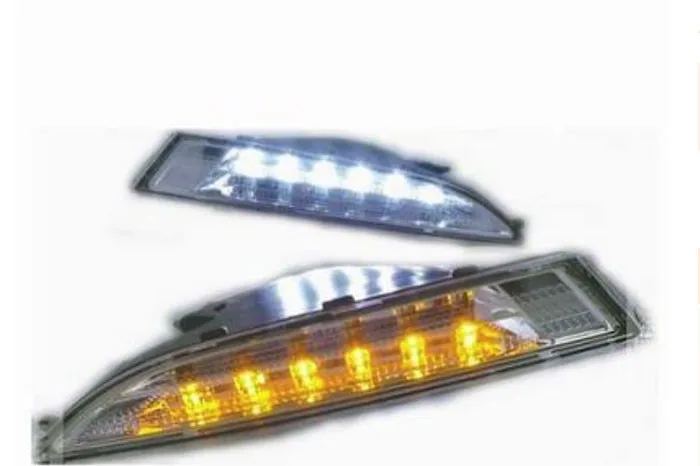 2x Car-Special LED DRL For VW Scirocco,With Yellow turning function Scirocco LED Daytime Running Light