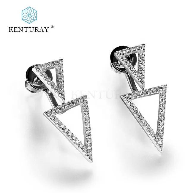 Modern Jewelry Fake Diamond Triangle Stud Earrings Modern Jewelry Fake Diamond Triangle Stud Earrings Product On Alibaba