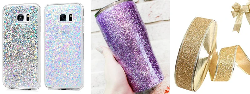 Eco Friendly Chunky Powder Craft Holographic Glitter for Body Hair