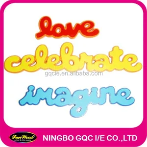 wooden sticker,wood sticker, wood gift ideal promotional gift