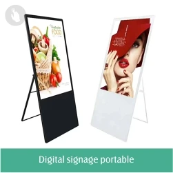 26 LCD digital signage advertising display touch screen kiosk panel