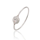 51294 xuping fashion silver color gold bangle models design