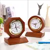 New Promotion High Quality Wooden Quartz Table Desk Clock