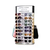 customized floor standing sun glasses display rack