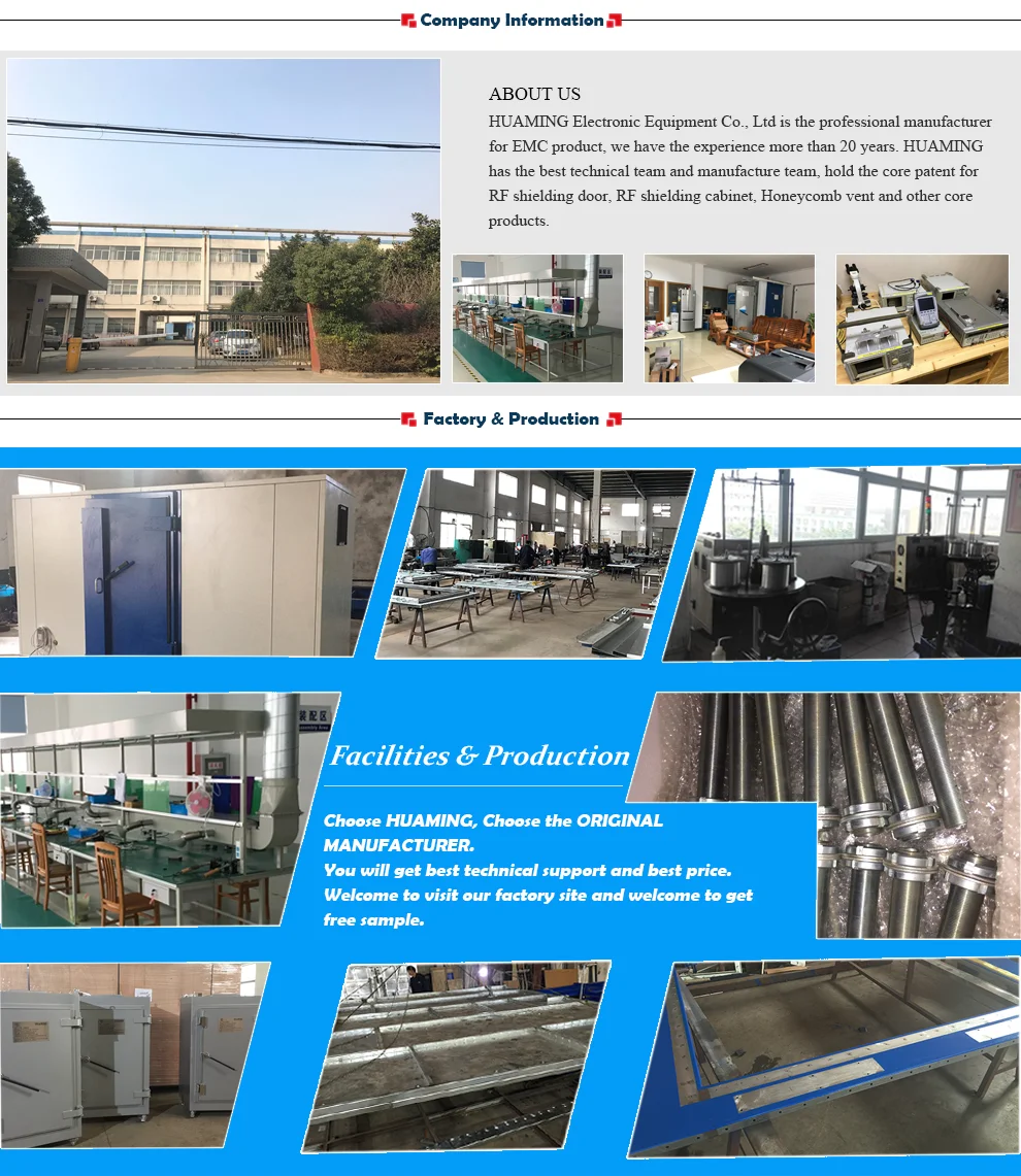 Changzhou Huaming Electronic Equipment Co., Ltd. RF SHIELDING ROOM,RF SHIELDING BOX