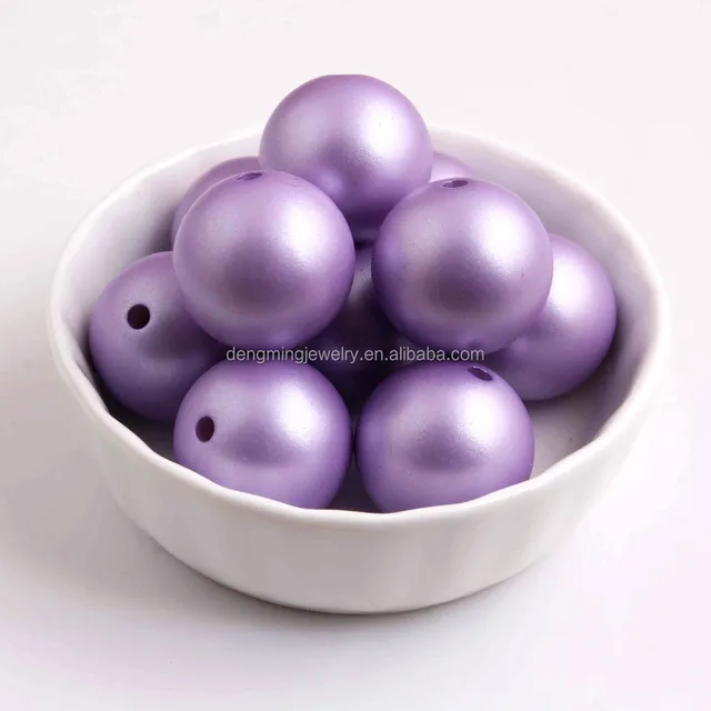 purple pearl beads