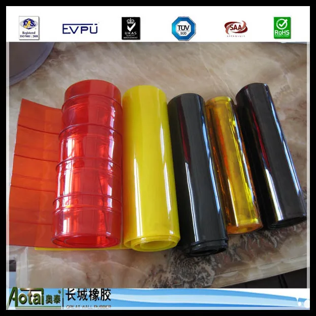 super clear transparent soft pvc sheet /pvc door curtains