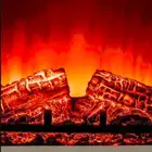 220 black freestanding led decorative cheap electric fireplace