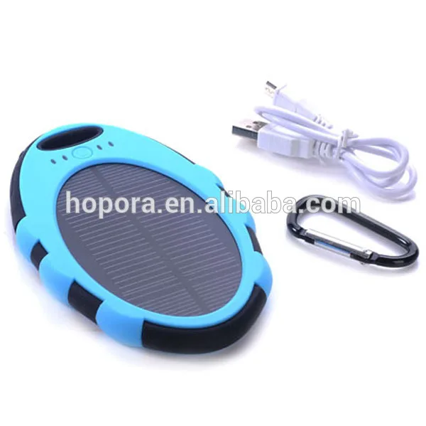 5000mAh Mini Solar Power Bank Dual USB External Battery Pack Charger For Mobile Phone - ANKUX.COM
