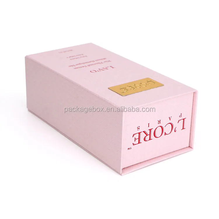luxury custom paper cosmetic perfume gift set packaging box with