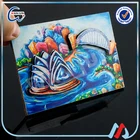 Promotional souvenir gift custom cheap wooden fridge magnets sticker