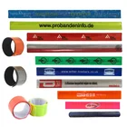 OEM Service custom security slap bracelets armband security slap wrap band