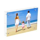 Acrylic Photo Frame Double Sided Magnetic acrylic block frame