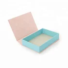 Custom Logo Book Type Recycled Decorative Flowers Packaging Small Paper Bracelet Magnetic Foldable Gift Box