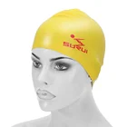 Logo Customization Swim Fashionable Caps Waterproof Silicone Colorful Fashion Swim Cap