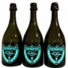 Custom Luminous Label for Champagne Wine Bottles With Battery Led Waterproof EL Wine Label