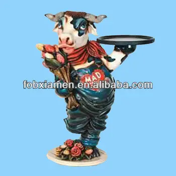 life size resin cow