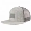Custom 5 Panel Rubber Patch Logo Snapback Hats