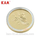 Metal Customized Logo Flat Back Covered Buttons