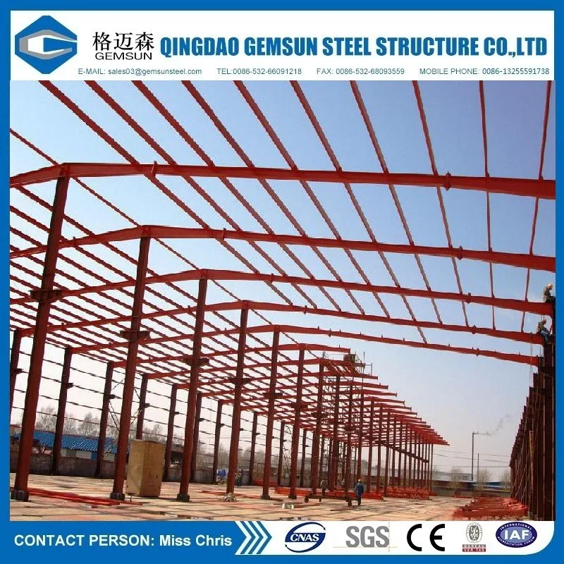 Heavy Duty Steel Warehouse Workshop Made in China