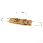 Cheap Useful Bamboo Metal Bathtub Rack Caddy Expandable Bathtub Rack Tray