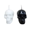 Decorative Art hand carved candles for sale, candle skull wholesale, skull candle