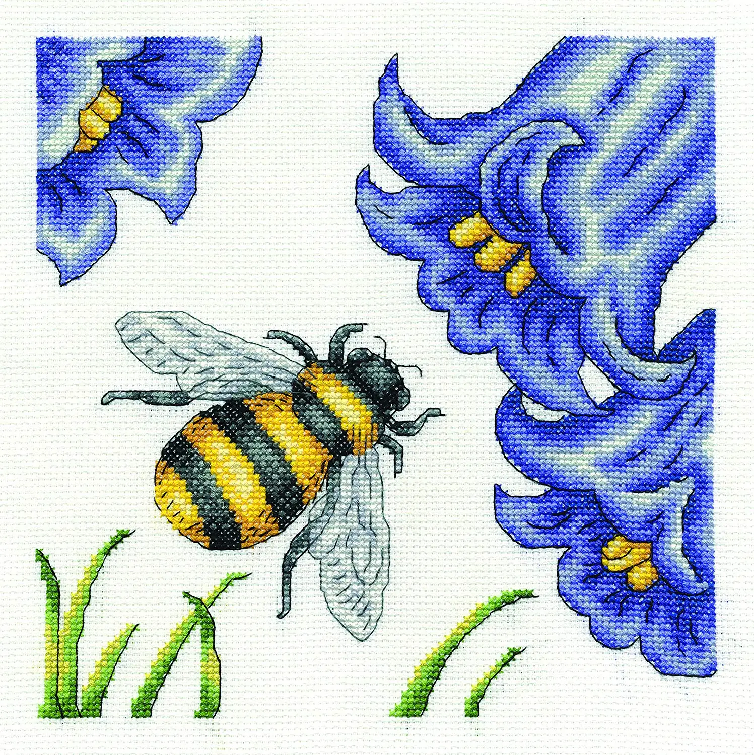 Пчела вышивка