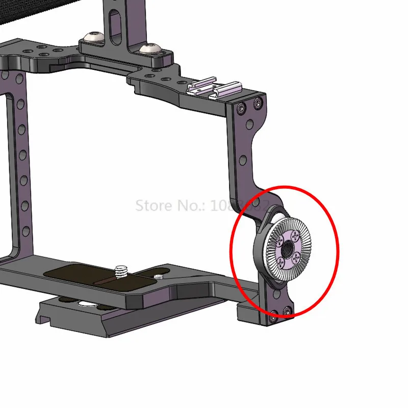 Jadkinsta SLR Camera Cage Flight Handle Connector Cage Handle Adjustable Hole Distance 22-30mm Arri Accessories (5)