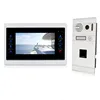 with Night Vision Video Door Phone Intercom System Finger Print Station