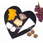 100% natural eco-friendly customized black slate plate slate cheese board dinner serving plate for tableware