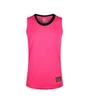 wholesale plain rose red tank top muscle tee for women basketball uniforms sleeveless tops women sublimation blank sport shirts