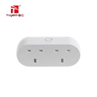 Energy Monitoring Mini Smart WIFI Enabled Plug Socket UK 16A 220V with Google Assistant Wifi Smart Plug UK Standard