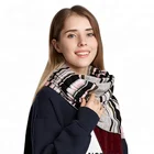 Classical wool thickened striped warm scarf shawl wholesale