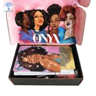 Custom bundle pink luxury wig gift box for hair packaging